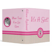 Cutelyn Baby Girl Angel Koala Bear 1 inch Binder