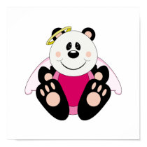 Cutelyn Baby Girl Angel Panda Bear posters