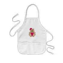 Cutelyn Baby Girl Baseball Bear Aprons