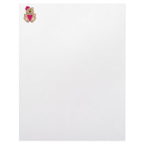 Cutelyn Baby Girl Baseball Bear letterhead