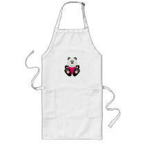 Cutelyn Baby Girl Panda Bear Aprons