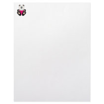 Cutelyn Baby Girl Panda Bear letterhead
