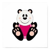 Cutelyn Baby Girl Panda Bear posters