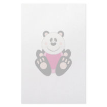 Cutelyn Baby Girl Panda Bear Stationery