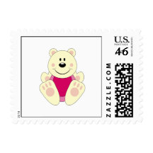 Cutelyn Baby Girl Polar Bear Stamp