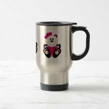 Cutelyn Baby Girl Sailor Panda Bear Coffee Mugs