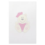 Cutelyn Baby Girl Sailor Polar Bear Custom Stationery