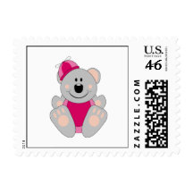 Cutelyn Baby Girl Silly Koala Bear Stamps
