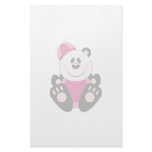 Cutelyn Baby Girl Silly Panda Bear Stationery Paper