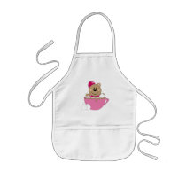 Cutelyn Baby Girl Snow Bear Mug Aprons