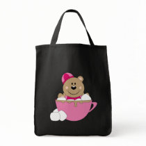 Cutelyn Baby Girl Snow Bear Mug Tote Bag