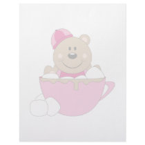 Cutelyn Baby Girl Snow Bear Mug letterhead