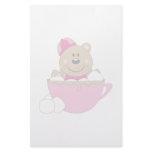 Cutelyn Baby Girl Snow Bear Mug Customized Stationery