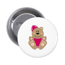 Cutelyn Baby Girl Snow Bear Pins