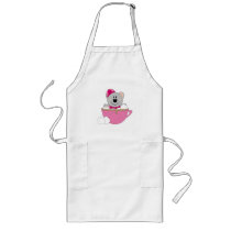 Cutelyn Baby Girl Snow Koala Bear Mug aprons by mydeas Cutelyn Baby Girl Snow Koala Bear Mug aprons