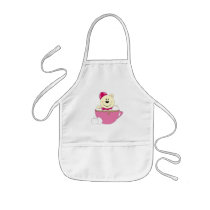 Cutelyn Baby Girl Snow Polar Bear Mug Aprons