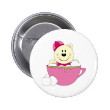Cutelyn Baby Girl Snow Polar Bear Mug Pins