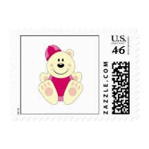 Cutelyn Baby Girl Snow Polar Bear Postage