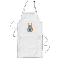Cutelyn Brown Baby Boy Bunny Aprons