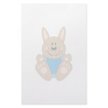 Cutelyn Brown Baby Boy Bunny Stationery Paper