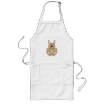 Cutelyn Brown Bunny Apron