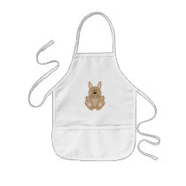 Cutelyn Brown Bunny Aprons