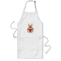 Cutelyn Brown Reading Bunny Aprons