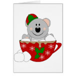 Cutelyn Christmas Mug Koala Bear Card