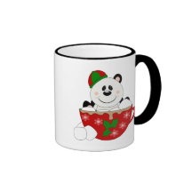 Cutelyn Christmas Mug Panda Bear