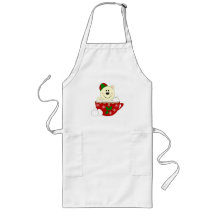 Cutelyn Christmas Mug Polar Bear Aprons