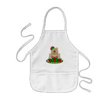 Cutelyn Christmas Present Bear Apron