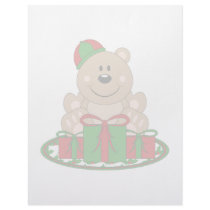 Cutelyn Christmas Present Bear letterhead by mydeas Cutelyn Christmas Present Bear letterhead