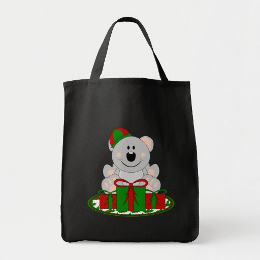 Cutelyn Christmas Present Koala Bear Canvas Bags