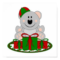 Cutelyn Christmas Present Koala Bear posters