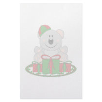 Cutelyn Christmas Present Koala Bear Personalized Stationery