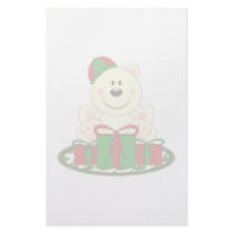Cutelyn Christmas Present Polar Bear stationery