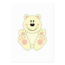 Cutelyn Polar Bear business cards