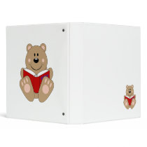 Cutelyn Reading Bear binders