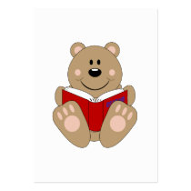 Cutelyn Reading Bear Business Card Template