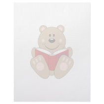 Cutelyn Reading Bear letterhead by mydeas Cutelyn Reading Bear letterhead
