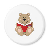 Cutelyn Reading Bear magnets by mydeas Cutelyn Reading Bear magnets