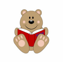 Cutelyn Reading Bear photo sculptures by mydeas Cutelyn Reading Bear photo sculptures