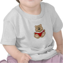 Cutelyn Reading Bear t-shirts by mydeas Cutelyn Reading Bear t-shirts