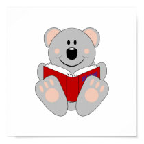 Cutelyn Reading Koala Bear posters