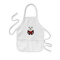 Cutelyn Reading Panda Bear Aprons