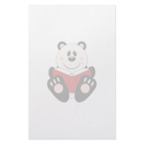 Cutelyn Reading Panda Bear Stationery