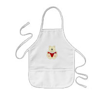 Cutelyn Reading Polar Bear Apron