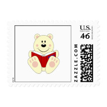 Cutelyn Reading Polar Bear Postage