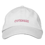 Cuteness Cap embroidered hats