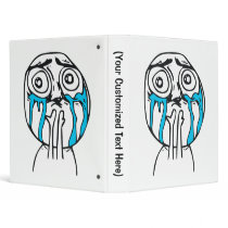 Cuteness Overload Cute Rage Face Meme Vinyl Binder